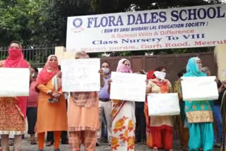 parents protest against school fees