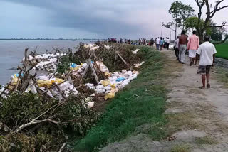 लखीमपुर खीरी में शारदा और घाघरा कर रही कटान