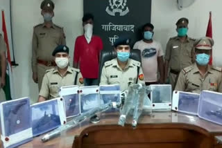 Two smugglers arrested with illegal weapons in Ghaziabad