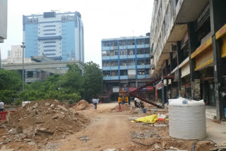 beautification of nehru place market