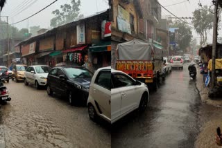 Water logging at several places in dehra city