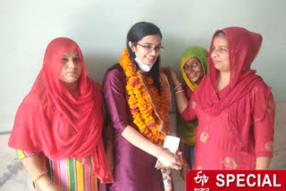 Sweety Sehrawat of Ramzanpur village cracked UPSC exam with 187 Rank