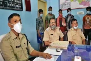 police arrested six accused of theft in giridih