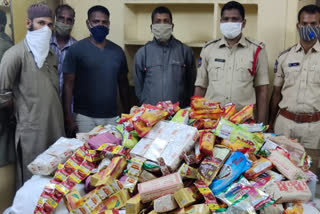 2 lakhs worth gutka caught by police in thandur