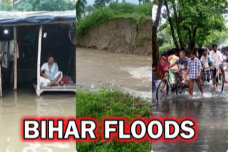 Bihar flood situation remains grim, 74.40 lakh people affected in 16 districts
