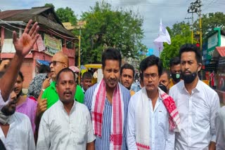 Massive Protest in Sivsagar District, Protesters Demand release to akhil gogoi