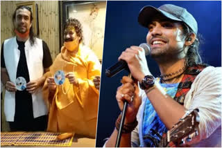 jubin nautiyal launched his bhakti CD in haridwar