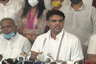 Sachin Pilot Press Conference, Sachin Pilot latest news