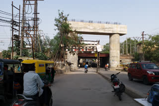 construction of railway overbridge