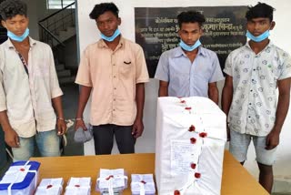 four thieves arrested in simdega