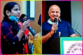 delhi education minister Manish Sisodia took feedback from parents about semi online class