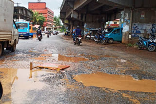 Bantwal: Demands for permanent relief from pits in National Highway