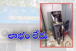 ఏటీఎంలో చోరీకి దుండగుల విఫలయత్నం