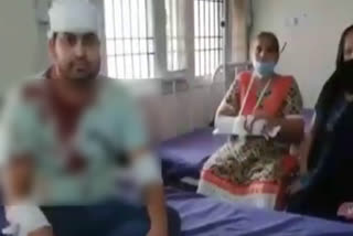 Seven goons attacked sweet shop owner family in hansi