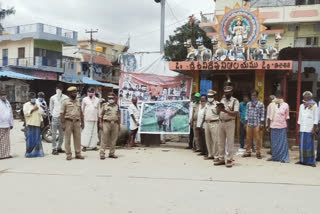 officials creates awareness on national elaphant day in ananthapur district