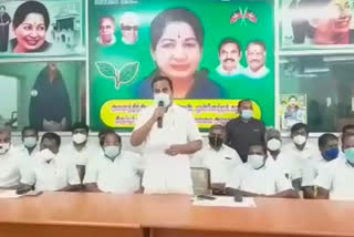 admk membership admission camp  திருப்பூர் மாவட்டச் செய்திகள்  tiruppur district news  msm Anandan  admk former minister msm Anandan  tiruppur news today