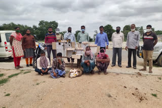 illegal transport of liquor seazed in anantapur