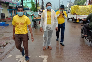 corona warriors of wakta manch making people aware in raipur