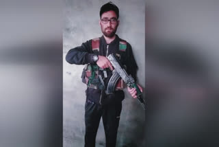 J&K: Top Hizbul Mujahideen militant Azaad Lalhari killed in Pulwama gunfight  J&K  Top Hizbul Mujahideen militant  Azaad Lalhari  Pulwama gunfight  Azaad Lalhari killed  ശ്രീനഗർ  പുൽവാമ  ജമ്മു കശ്മീർ പൊലീസ്  സുരക്ഷാ സേന  കമ്രാസിപോറ