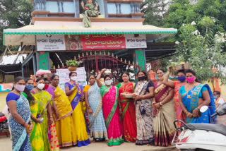 Hijras celebrated the Bonam festival at karimabad warangal