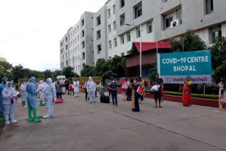 covid center, bhopal