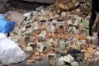 lord sri jagannath mahaprasad in temple out side