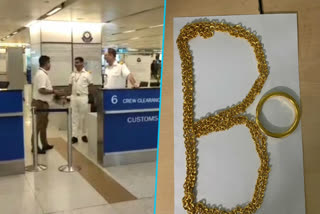 Delhi Custom arrested 3 gold smuggling passengers and receiver