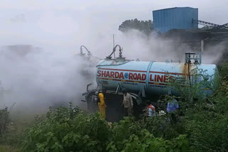 Acid tanker leak causes havoc on Ratlam bypass