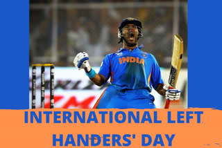 India batsman, Yuvraj Singh, International Left-Handers' Day, Twitter