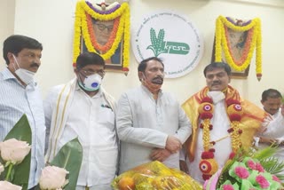 MLA Naddhalli taken charge as president of Food Corporation