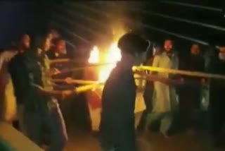 A massive torch rally was held in Muzaffarabad city of Pakistan occupied Kashmir