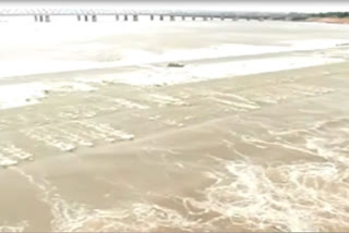 water inflow to prakasham barrage