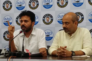 AAP mcd in charge durgesh pathak alegations against BJP ruled MCD