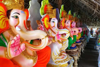 restrictions on vinayaka chavithi festival in viskaha dst due to corona effect