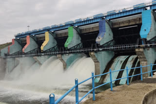Four gates of Chandora Dam opened