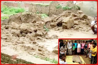 Two siblings died due to falling of mud wall in Rohtas
