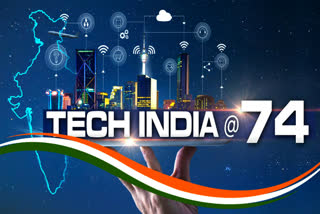 India's technological transformation ,74 th independence day