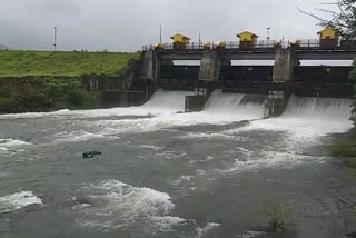 water release from kasarsai dam maval pune