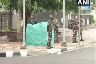 Independence Day  Red Fort  Security tightens  Independence Day celebrations  Narendra Modi  Delhi Police  Security tightens around Delhi  സുരക്ഷയില്‍ സ്വാതന്ത്ര്യദിനാഘോഷം  തലസ്ഥാന നഗരിയില്‍ സുരക്ഷ ശക്തമാക്കി  സ്വാതന്ത്ര്യദിനം  നരേന്ദ്രമോദി