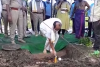 pamarru mla foundation stone to krishna dst pedaparupudi model police station