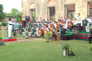 military bands perform