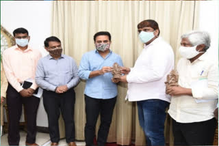 ktr started matti vinayak statues of hmda