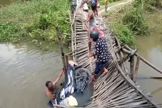 Accident In Lakhimpur District Narayanpur, Two Injuried