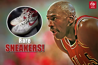 michael jordan rare sneakers fetch 615000 dollars at auction