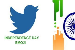 74th Independence Day ,  twitter specially designed Independence Day emoji