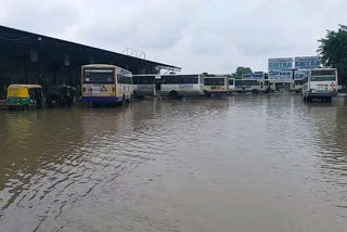 Patan's temporary bus stand