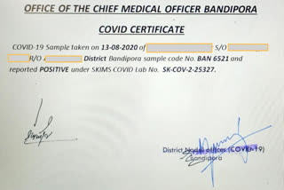 Strange case of giving covid positive certificate to an armyman