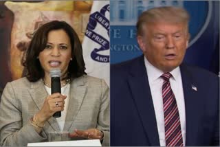 us president donald trump attacks kamala harris as big failure