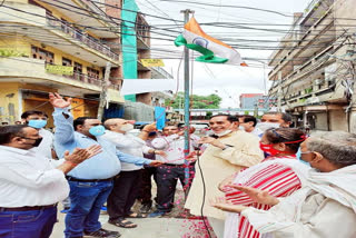 Independence Day is celebrated in Indra Vikas Colony at Timarpur Assembly