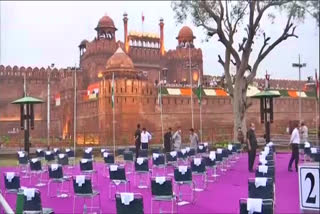 Independence day celebration in red fort